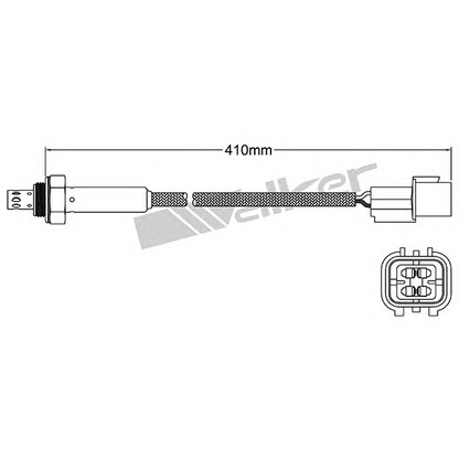 Foto Sonda Lambda WALKER PRODUCTS 25024517