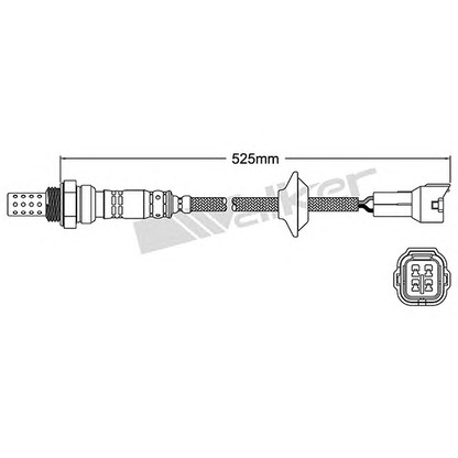 Photo Lambda Sensor WALKER PRODUCTS 25024442