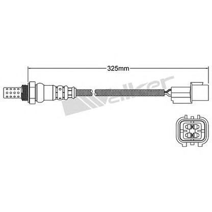 Photo Lambda Sensor WALKER PRODUCTS 25024234