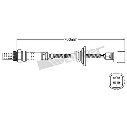 Фото Лямбда-зонд WALKER PRODUCTS 25024938