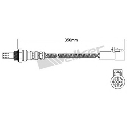 Zdjęcie Sonda lambda WALKER PRODUCTS 25024939