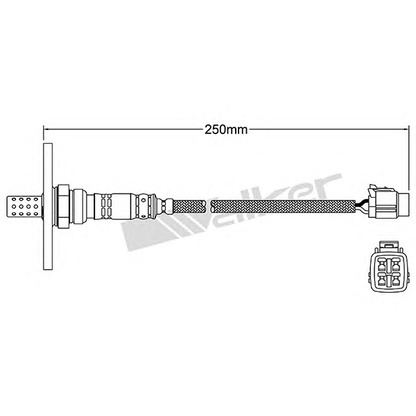 Foto Sonda Lambda WALKER PRODUCTS 25024059