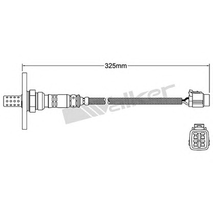 Photo Lambda Sensor WALKER PRODUCTS 25024158