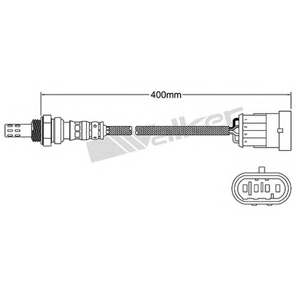 Photo Lambda Sensor WALKER PRODUCTS 25024721