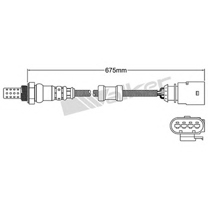 Photo Lambda Sensor WALKER PRODUCTS 25024954