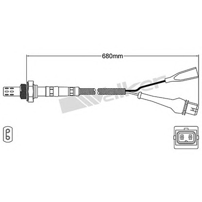 Foto Sonda Lambda WALKER PRODUCTS 25023124