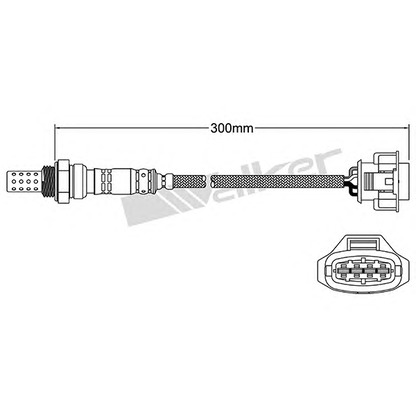 Photo Lambda Sensor WALKER PRODUCTS 25024592