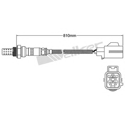 Foto Sonda Lambda WALKER PRODUCTS 25024408