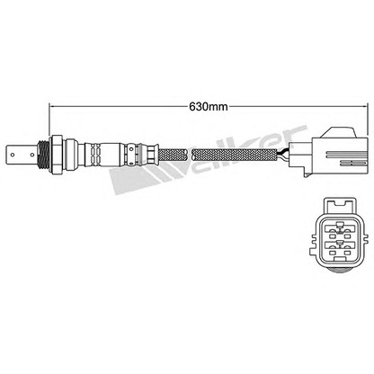 Фото Лямбда-зонд WALKER PRODUCTS 25054009