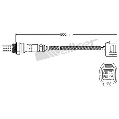 Foto Sonda Lambda WALKER PRODUCTS 25024730