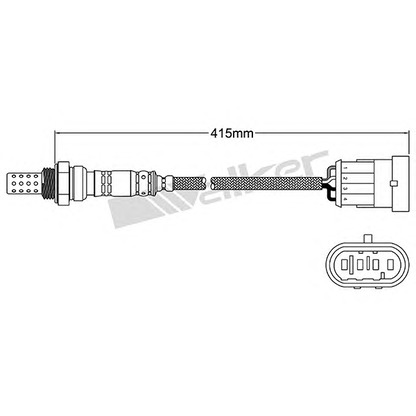 Photo Lambda Sensor WALKER PRODUCTS 25024553