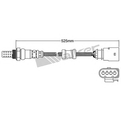 Photo Lambda Sensor WALKER PRODUCTS 25024699