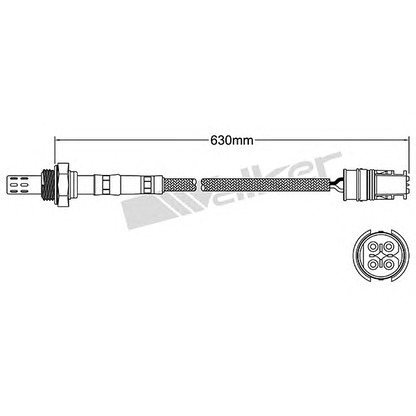 Zdjęcie Sonda lambda WALKER PRODUCTS 25024387