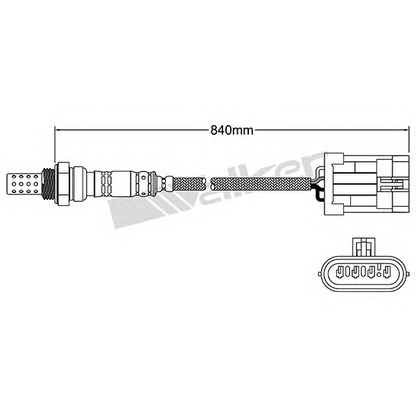 Foto Sonda lambda WALKER PRODUCTS 25024406