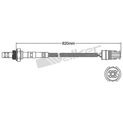 Foto Sonda lambda WALKER PRODUCTS 25024445