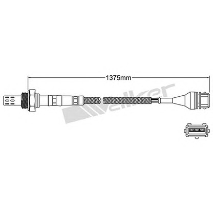 Photo Lambda Sensor WALKER PRODUCTS 25023827