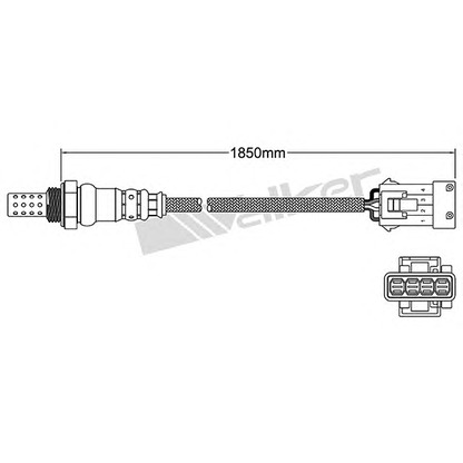 Фото Лямбда-зонд WALKER PRODUCTS 25024596