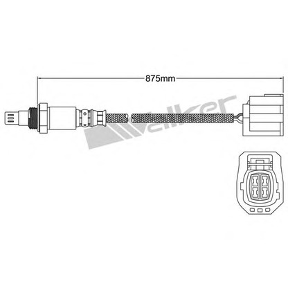 Photo Sonde lambda WALKER PRODUCTS 80094001