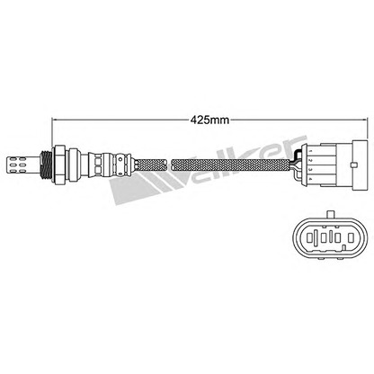 Photo Lambda Sensor WALKER PRODUCTS 250241013