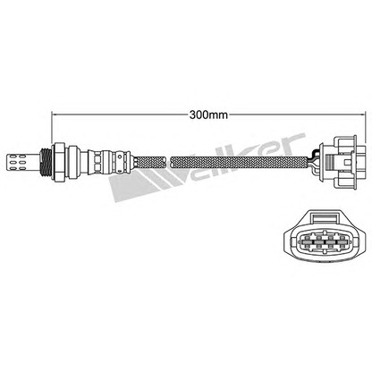 Foto Sonda lambda WALKER PRODUCTS 250241030