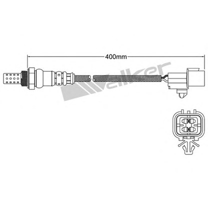 Foto Sonda Lambda WALKER PRODUCTS 25024850