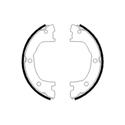 Photo Brake Shoe Set, parking brake E.T.F. 090558