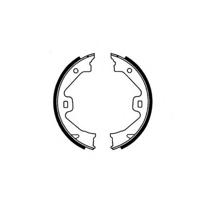 Photo Brake Shoe Set, parking brake E.T.F. 090591