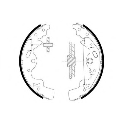 Photo Brake Shoe Set E.T.F. 090604