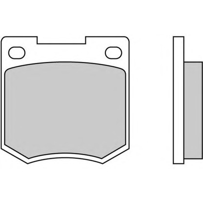 Photo Kit de plaquettes de frein, frein à disque E.T.F. 120020