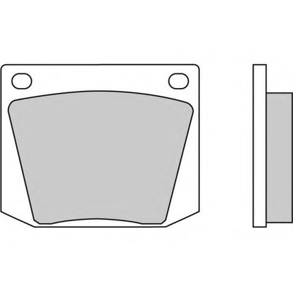 Photo Brake Pad Set, disc brake E.T.F. 120031