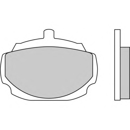 Photo Brake Pad Set, disc brake E.T.F. 120033