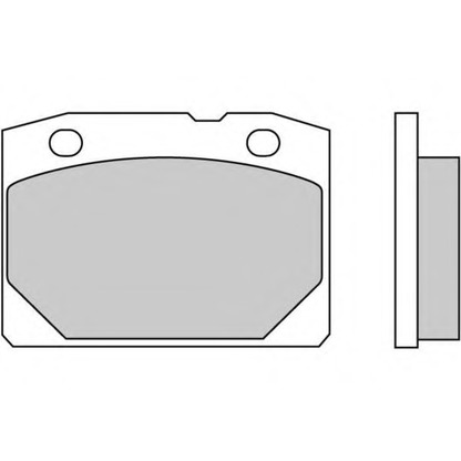 Photo Kit de plaquettes de frein, frein à disque E.T.F. 120065