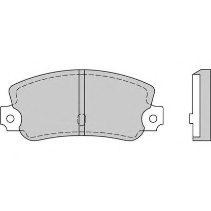 Фото Комплект тормозных колодок, дисковый тормоз E.T.F. 120074