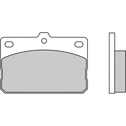 Photo Kit de plaquettes de frein, frein à disque E.T.F. 120079