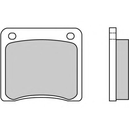 Photo Brake Pad Set, disc brake E.T.F. 120081