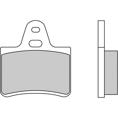 Photo Brake Pad Set, disc brake E.T.F. 120087