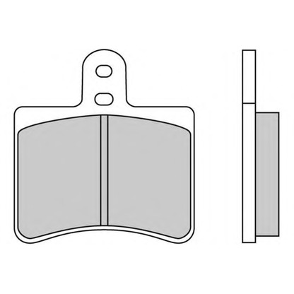 Photo Brake Pad Set, disc brake E.T.F. 120101