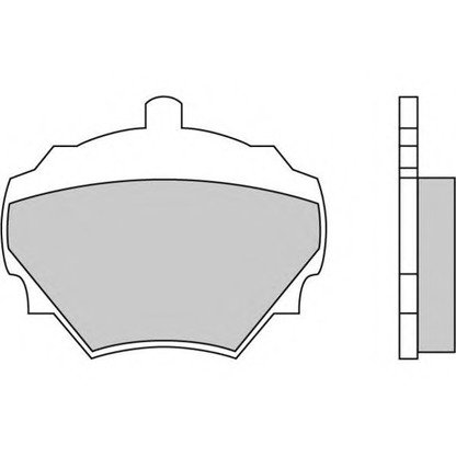 Zdjęcie Zestaw klocków hamulcowych, hamulce tarczowe E.T.F. 120103
