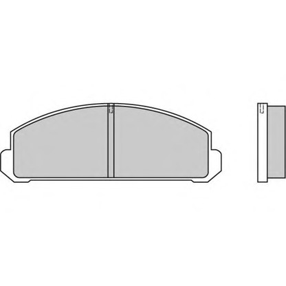 Photo Brake Pad Set, disc brake E.T.F. 120123