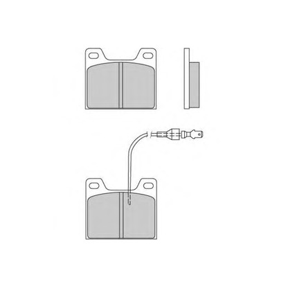 Photo Brake Pad Set, disc brake E.T.F. 120129