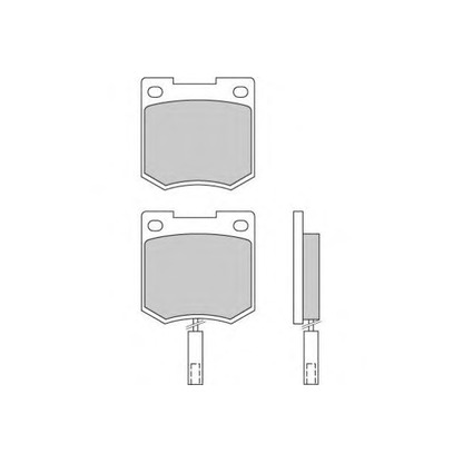 Photo Brake Pad Set, disc brake E.T.F. 120171