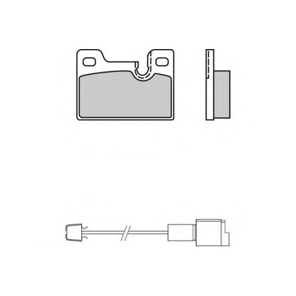 Photo Kit de plaquettes de frein, frein à disque E.T.F. 120185