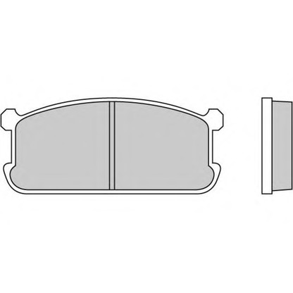 Фото Комплект тормозных колодок, дисковый тормоз E.T.F. 120192