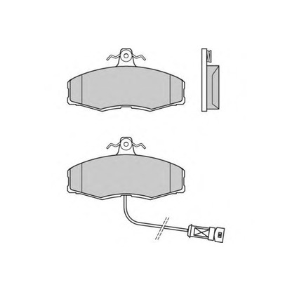 Photo Brake Pad Set, disc brake E.T.F. 120209