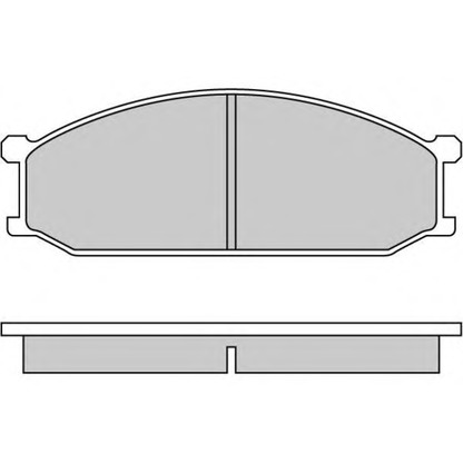 Фото Комплект тормозных колодок, дисковый тормоз E.T.F. 120233