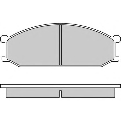 Photo Brake Pad Set, disc brake E.T.F. 120233