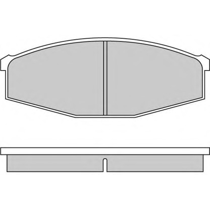 Zdjęcie Zestaw klocków hamulcowych, hamulce tarczowe E.T.F. 120234