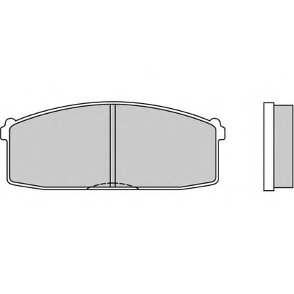 Photo Brake Pad Set, disc brake E.T.F. 120237