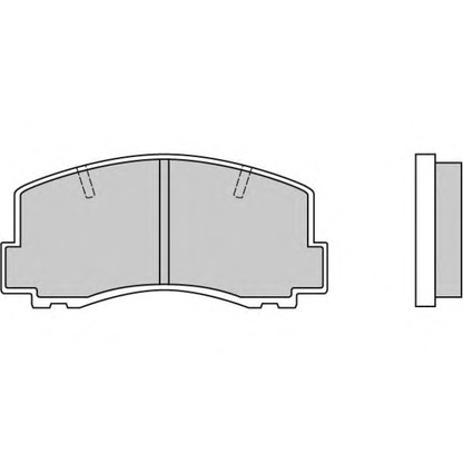 Zdjęcie Zestaw klocków hamulcowych, hamulce tarczowe E.T.F. 120256