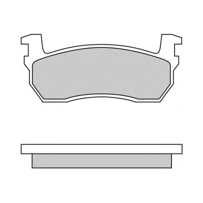 Фото Комплект тормозных колодок, дисковый тормоз E.T.F. 120259